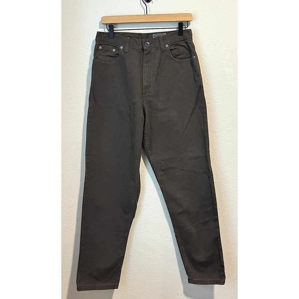 Vintage 90's Eddie Bauer Women's Pants Size 12 Brown 30x31Tapered